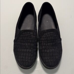 Joie Black Leather Slip on Shoes